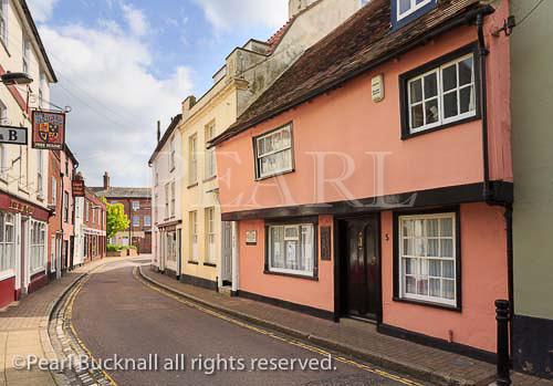 15th century Foresters circa 1450 is said to be oldest 
house in the town and now headquarters of the 
Harwich Society. Harwich, Essex, England, UK, Britain, 
Europe. Formerly 
