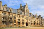 Meadow Building circa 1863 with main entrance to 
Christ Church College in Oxford, Oxfordshire, England, 
UK, Britain, Europe.
