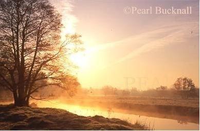 FROSTY SUNRISE on the RIVER WEY.   Elstead, Surrey, 
England, UK, Britain

Keywords: water mist spring reserve scenic weather 
mood
